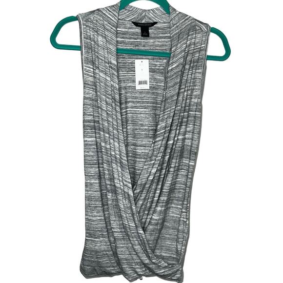 Banana Republic Gray Faux Wrap Tank Top Size Small - Picture 1 of 17